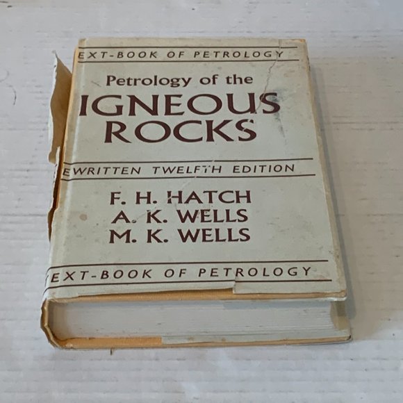 Petrology of the Igneous Rocks HC Book with Dust Jacket 1961 - Picture 4 of 14